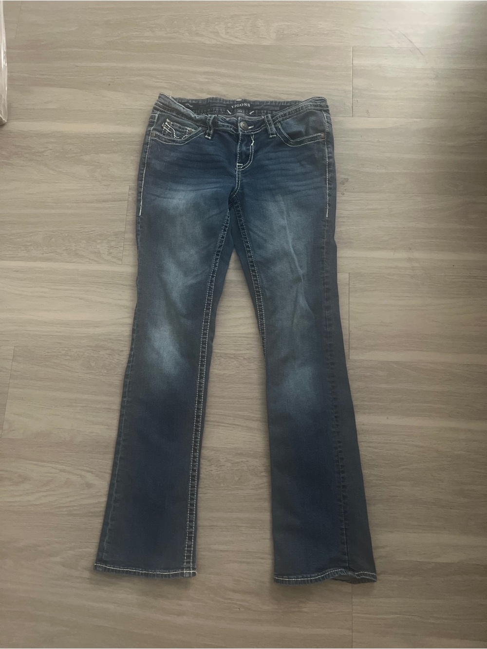 Vigoss Slim Bootcut Jeans Women’s Size 4 L32 Dark Wash Y2K